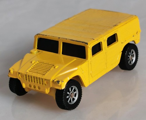 Maisto modellauto hummer gelb - hummer,